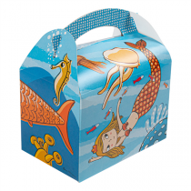 BOÎTES MENU ENFANT "FOND DE LA MER"  320 G/M2 15,50x10,50x17,50 CM QUADRICHROMIE CARTON (300 UNITÉ) - Garcia de Pou