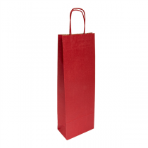 SACS SOS AVEC ANSES 1 BOTEILLE  100 G/M2 14+8x40 CM BORDEAUX KRAFT (250 UNITÉ) - Garcia de Pou