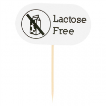 PIQUES "LACTOSE FREE"  8 CM BLANC BOIS (100 UNITÉ) - Garcia de Pou