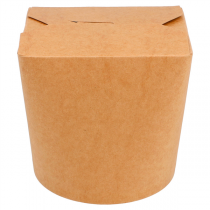 RÉCIPIENTS MULTIUSAGES MICRO-ONDABLES 780 ML 275 + 25 PE G/M2 Ø9x9 CM NATUREL KRAFT (50 UNITÉ) - Garcia de Pou