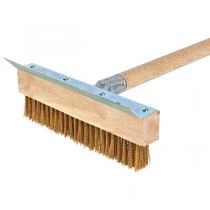 BROSSE NETTOYAGE FOUR PIZZA  25,5x5x10,5 CM ARGENTE ACIER (1 UNITÉ) - Garcia de Pou