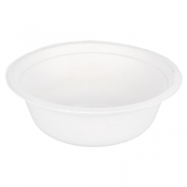 SALADIERS "BIONIC" 500 ML Ø 15,5x5,4 CM BLANC BAGASSE (600 UNITÉ) - Garcia de Pou