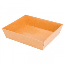 BARQUETTES  250 + 12,5 PE G/M2 14x13x3,5 CM NATUREL KRAFT (1000 UNITÉ) - Garcia de Pou