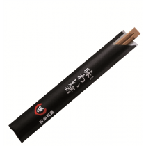 BAGUETTES CHINOISES EN SACHET  19,5 CM BAMBOU FONCÉ (100 UNITÉ) - Garcia de Pou