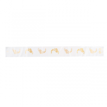 BANDES SANITAIRES WC "TOUCH OF CHARM"  43x4,5 CM BLANC LDPE (1000 UNITÉ) - Garcia de Pou