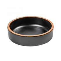 ASSIETTES CREUSES "ASAMI WARE" 260 ML Ø11,7x3,6 CM NOIR MÉLAMINE (12 UNITÉ) - Garcia de Pou