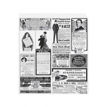 PAPIER INGRAISSABLES OUVERT 2 C&Ocirc;T&Eacute;S FAST FOOD PFAS FREE "TIMES" 35 G/M2 23x25,5 CM BLANC PARCH.INGRAISSABLE (500 UNIT&Eacute;)