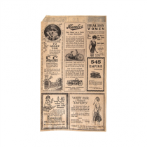PAPIER INGRAISSABLES OUVERT 2 C&Ocirc;T&Eacute;S CR&Ecirc;PES"TACOS PFAS FREE "TIMES" 38 G/M2 13x22 CM NATUREL PARCH.INGRAISSABLE (500 UNIT&Eacute;)