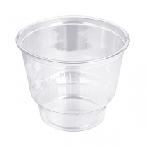 POTS À GLACE 240 ML Ø9,5x7 CM TRANSPARENT PET (1000 UNITÉ)