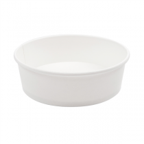 POTS SALADIERS 500 ML 18PE + 320 + 18 PE G/M2 Ø15/12,8x4,5 CM BLANC CARTON (300 UNITÉ) - Garcia de Pou