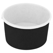 POTS À GLACES 70 ML 210 + 18PE G/M2 Ø 6,5x3,9 CM NOIR CARTON (2000 UNITÉ) - Garcia de Pou