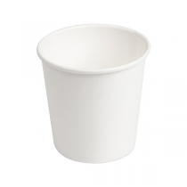 GOBELETS BOISSONS CHAUDES 1 PAROI  120 ML 230 + 18 PE G/M2 &Oslash;6,2x4,5/6 CM BLANC CARTON (400 UNIT&Eacute;)