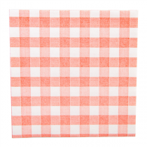 SERVIETTES "LIKE LINEN - VICHY" 70 G/M2 40x40 CM ROUGE SPUNLACE (600 UNITÉ) - Garcia de Pou