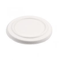 COUVERCLES POUR POTS 228.86 "BIONIC"  Ø 12x1,2 CM BLANC BAGASSE (500 UNITÉ) - Garcia de Pou