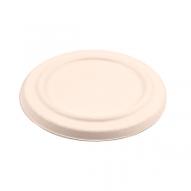 COUVERCLES POUR POTS 228.87 "BIONIC"  Ø 12x1,2 CM NATUREL BAGASSE (500 UNITÉ) - Garcia de Pou