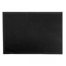 SETS DE TABLE "COOL-COTTON" 140 G/M2 45x32 CM NOIR COTON (100 UNIT&Eacute;)