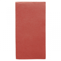 SERVIETTES ECOLABEL P. 1/8 "DOUBLE POINT" 18 G/M2 40x40 CM BORDEAUX OUATE (1200 UNITÉ) - Garcia de Pou