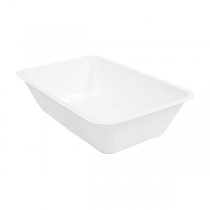 BARQUETTES "BIONIC" 800 ML 20,3x13,6x5 CM BLANC BAGASSE (500 UNITÉ) - Garcia de Pou