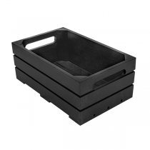 BOÎTE BUFFET GN 1/4  26,5x16,2x10 CM NOIR BAMBOU (1 UNITÉ) - Garcia de Pou