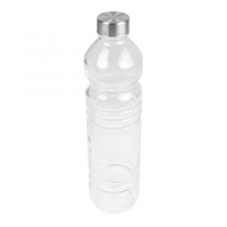 BOUTEILLE + COUVERCLE INOX 1080 ML Ø8,2x32 CM TRANSPARENT VERRE (24 UNITÉ) - Garcia de Pou