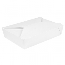 BOÎTES AMÉRICAINES MICRO-ONDABLES "THEPACK" 1470 ML 230 + 12PP G/M2 19,6x14x4,5 CM BLANC CARTON ONDULÉ NANO-MICRO (300 UNITÉ) - Garcia de Pou