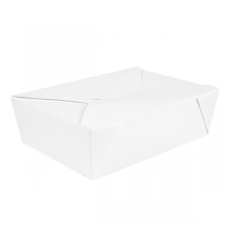 BOÎTES AMÉRICAINES "THEPACK" 1980 ML 250 + 12PP G/M2 19,6x14x6,2 CM BLANC CARTON ONDULÉ NANO-MICRO (200 UNITÉ) - Garcia de Pou