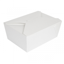 BOÎTES AMÉRICAINES MICRO-ONDABLES "THEPACK" 2880 ML 250 + 12PP G/M2 19,6x14x9 CM BLANC CARTON ONDULÉ NANO-MICRO (200 UNITÉ) - Garcia de Pou