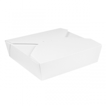 BOÎTES AMÉRICAINES MICRO-ONDABLES "THEPACK" 2910 ML 250 + 12PP G/M2 21,7x21,7x6 CM BLANC CARTON ONDULÉ NANO-MICRO (100 UNITÉ) - Garcia de Pou