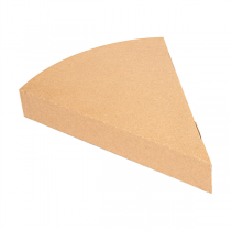 EMBALLAGES TRIANGULAIRES PIZZA "THEPACK" 220 G/M2 18x23x3 CM NATUREL CARTON ONDULÉ NANO-MICRO (500 UNITÉ) - Garcia de Pou