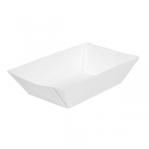 BARQUETTES "THEPACK" 120 G 230 G/M2 7,4x4,8x3,3 CM BLANC CARTON ONDULÉ NANO-MICRO (2400 UNITÉ) - Garcia de Pou