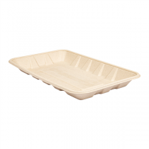 PLATEAUX "BIONIC" 700 ML 27x16,7x2,6 CM NATUREL BAGASSE (400 UNITÉ) - Garcia de Pou