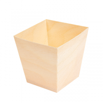 MINI BOL EN FEUILLE DE PEUPLIER  5,5x5,5x5,5 CM NATUREL BOIS (50 UNITÉ) - Garcia de Pou