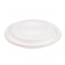 COUVERCLES BAS POUR RÉFÉRENCES 251.53/54/55 "BIONIC"  Ø 21,4x1 CM BLANC BAGASSE (400 UNITÉ) - Garcia de Pou