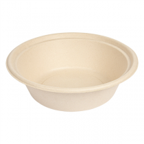 BOLS "BIONIC" 1200 ML Ø 20,8x6,1 CM NATUREL BAGASSE (400 UNITÉ) - Garcia de Pou