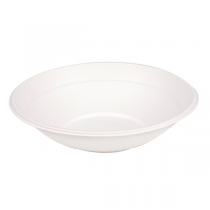 BOLS "BIONIC" 700 ML Ø 19,6x4,8 CM BLANC BAGASSE (400 UNITÉ) - Garcia de Pou