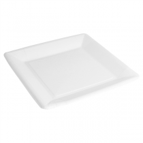 ASSIETTES CARRÉES  220 G/M2 18x18 CM BLANC CARTON (400 UNITÉ) - Garcia de Pou