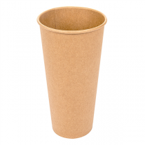 GOBELETS 22 OZ - 660 ML 250 + 18 PE G/M2 Ø9/6x17 CM MARRON CARTON (1000 UNITÉ) - Garcia de Pou