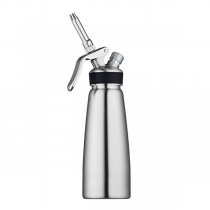 SIPHON CRÈME CHANTILLY 0,5 L Ø 8x21 CM ARGENTE INOX (1 UNITÉ) - Garcia de Pou