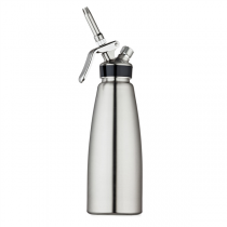 SIPHON CRÈME CHANTILLY 1 L Ø 9,5x26,5 CM ARGENTE INOX (1 UNITÉ) - Garcia de Pou