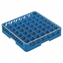 CASIER DE LAVAGE 49 COMPART. VERRES  50x50x10 CM BLEU PP (1 UNITÉ) - Garcia de Pou