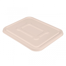 COUVERCLES POUR RÉFÉRENCE 253.83 "BIONIC"  23,9x19,2 CM NATUREL BAGASSE (400 UNITÉ) - Garcia de Pou