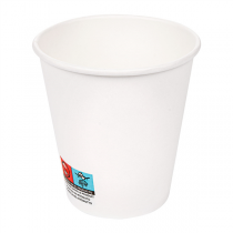 GOBELETS BOISSONS CHAUDES 1 PAROI 300 ML 300 + 18 PE G/M2 Ø9/6x9,5 CM BLANC CARTON (1000 UNITÉ) - Garcia de Pou