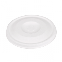 COUVERCLES POUR GOBELETS 9CM "BIONIC"  Ø 90 MM BLANC BAGASSE (1000 UNITÉ) - Garcia de Pou