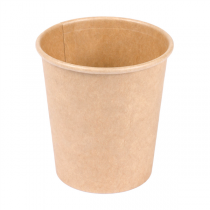 PETITS POTS 120 ML (4 oz) 210 + 18 PE G/M2 Ø6,15/4,5x6,5 CM MARRON CARTON (1000 UNITÉ) - Garcia de Pou