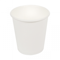 PETITS POTS 120 ML (4 oz) 210 + 18 PE G/M2 Ø6,15/4,5x6,5 CM BLANC CARTON (1000 UNITÉ) - Garcia de Pou