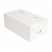 BOÎTES REPAS À EMPORTER "THEPACK" 1 L 250 G/M2 11x18x7 CM BLANC CARTON ONDULÉ NANO-MICRO (300 UNITÉ) - Garcia de Pou