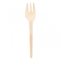 COUTEAU / FOURCHETTE  13,7 CM NATUREL BOIS (100 UNITÉ) - Garcia de Pou