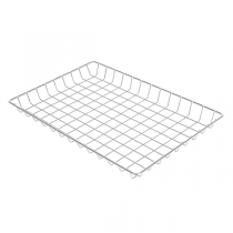 BASKET RECTANGULAIRE "ARTINOX"  30,5x20x2,5 CM ARGENTE INOX (1 UNITÉ) - Garcia de Pou