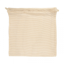 SACS FILET RÉUTILISABLES  33x33 CM BEIGE COTON (25 UNITÉ) - Garcia de Pou