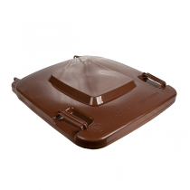 COUVERCLE POUR CONTENEUR 240L  71x56x7,4 CM MARRON HDPE (1 UNITÉ) - Garcia de Pou